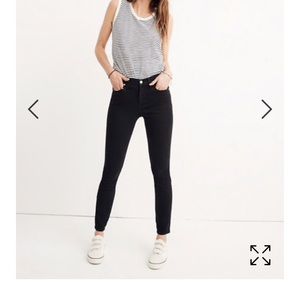 Madewell Mid High 9” Rise Skinny Jeans in Lunar